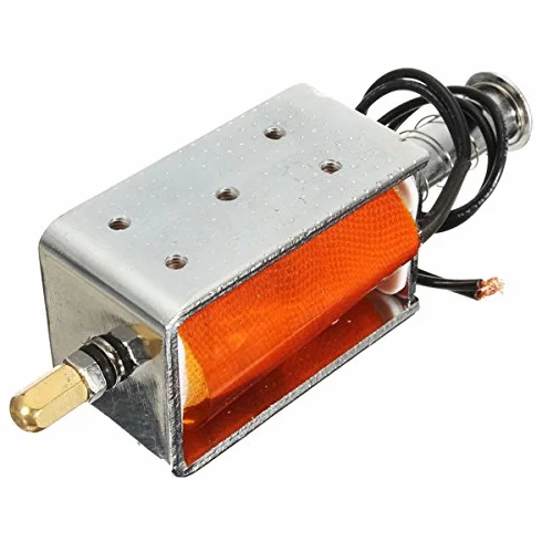 EsportsMJJ DC 12V 35mm długi skok Push Pull Solenoid Mały elektromagnetyczny magnes elektryczny