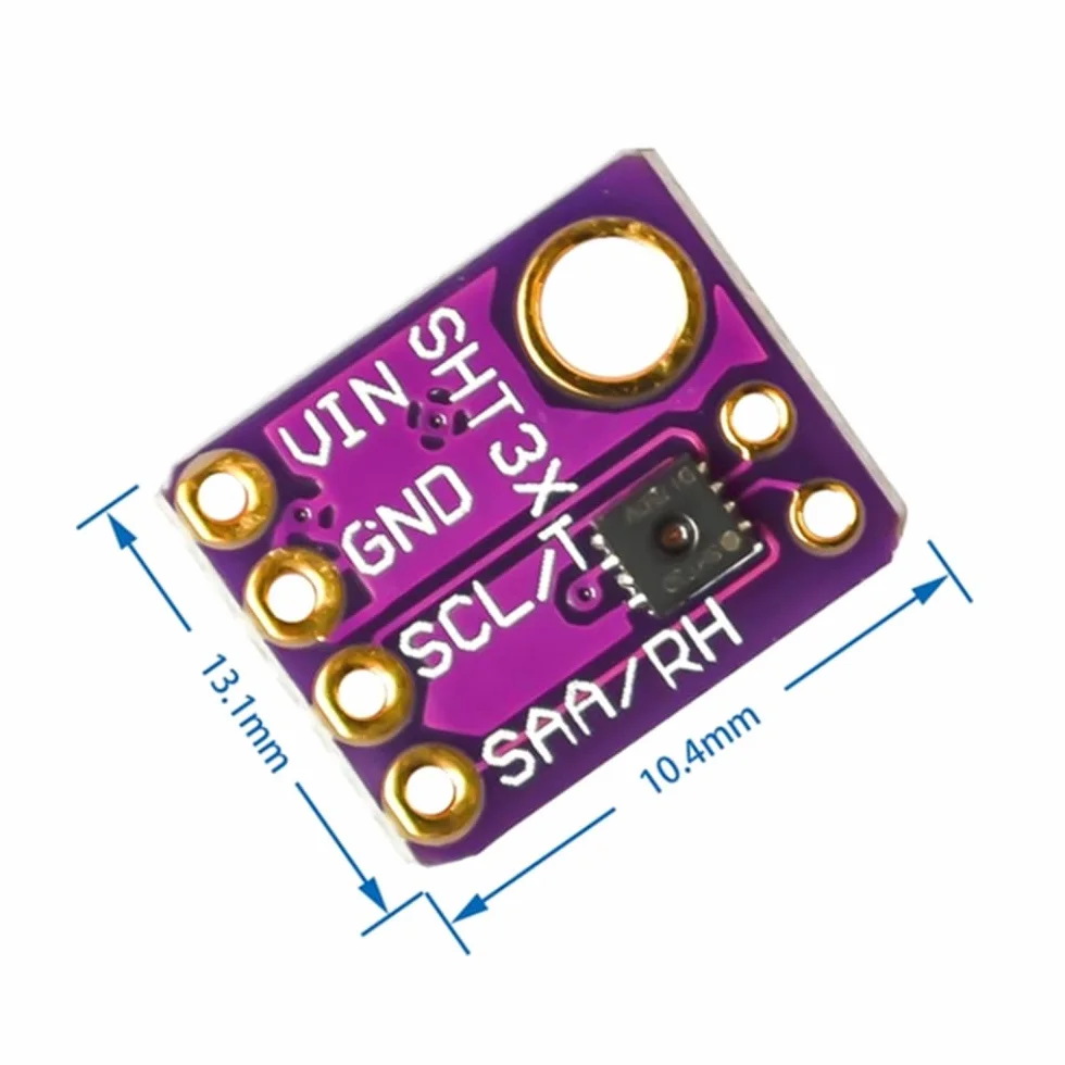 DollaTek SHT30-D czujnik temperatury i wilgotno?ci 3,3 V 5 V do Arduino Arm RPi ESP8266