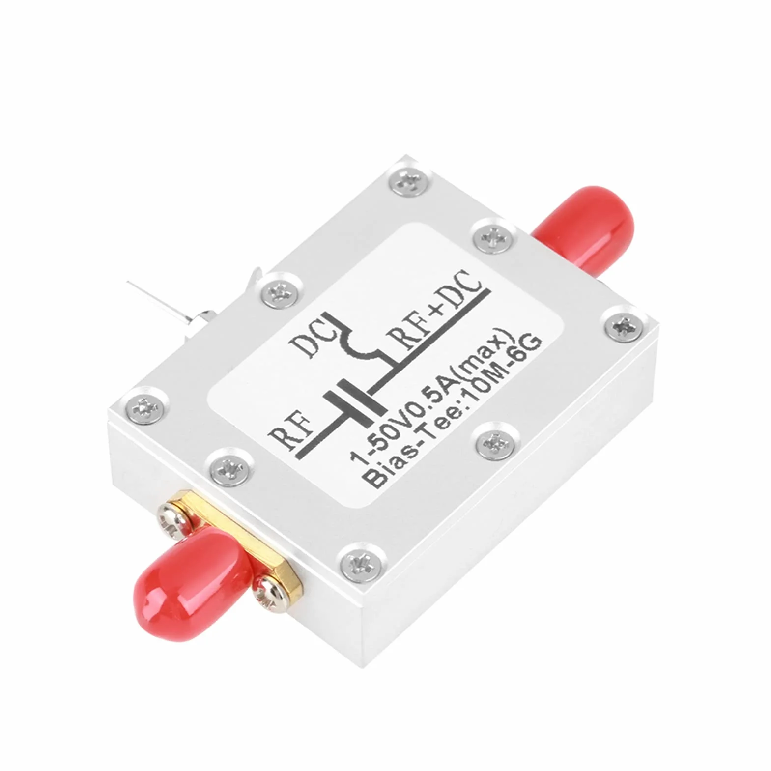 10 MHz-6 GHz Bias Tee szerokopasmowe radio częstotliwość mikrofalowa współosiowy moduł wzmacniacza niskiego hałasu.