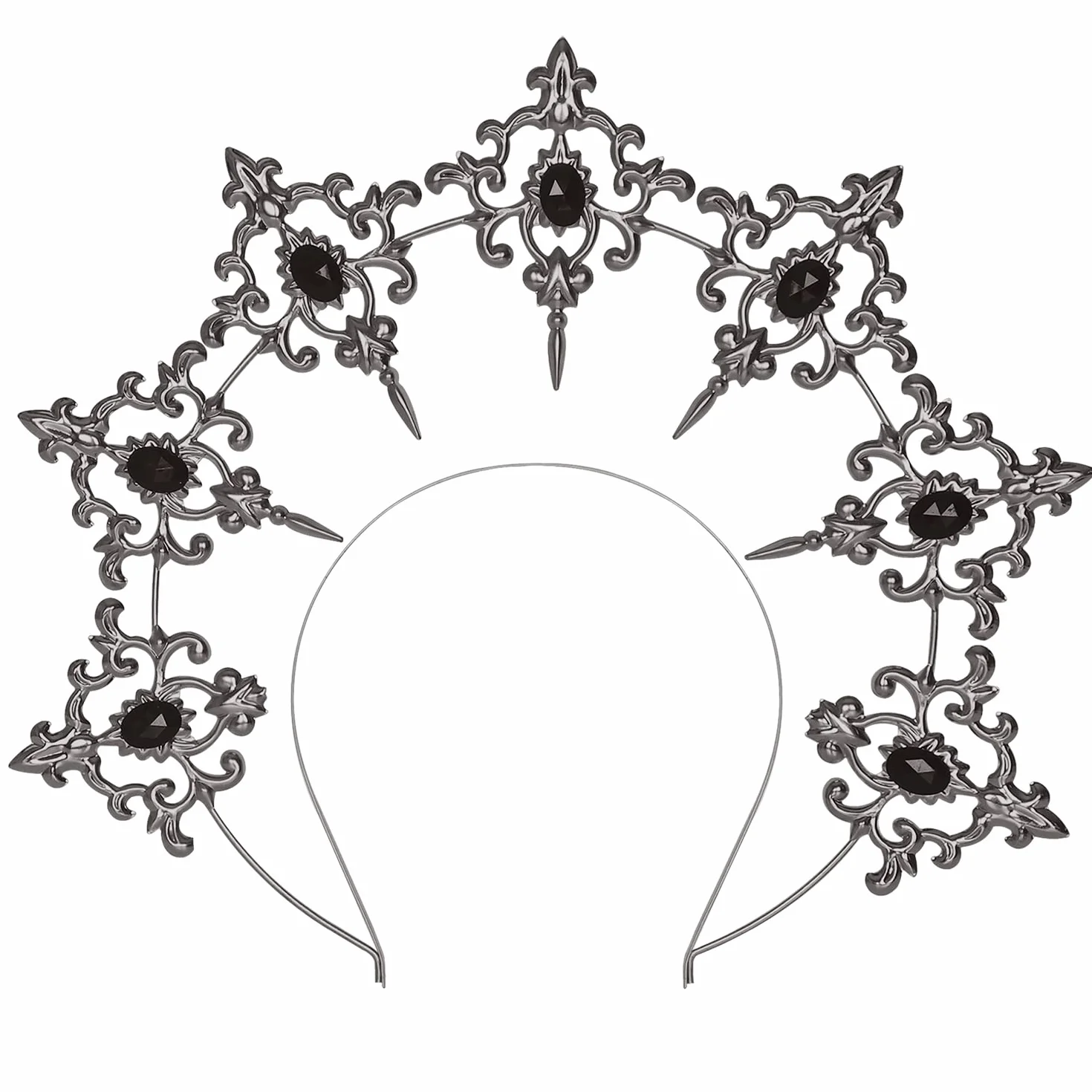 Keland Halo Crown grecka nakrycie głowy barokowa maryja opaska