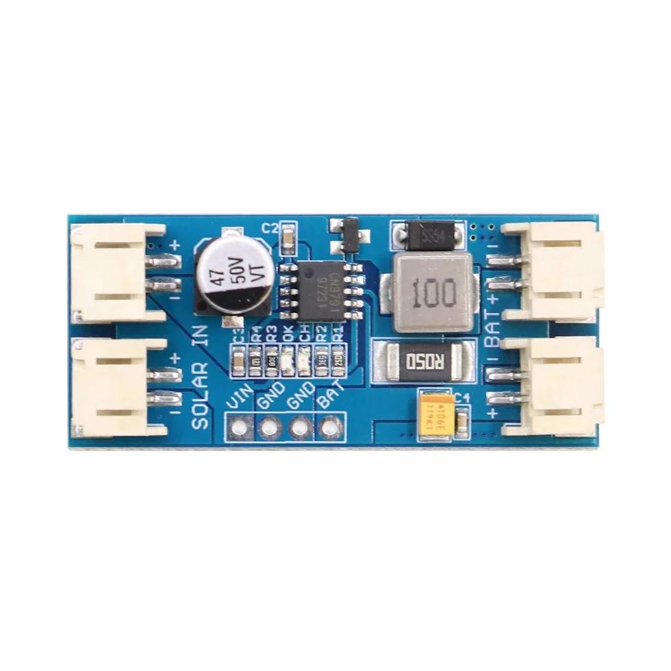 Hailege CN3791 Płytka kontrolera ładowania solarnego MPPT 1 Komórka Akumulator LiPo Ładowarka z panelu słonecznego 12V Regulator sterowania modułem z kablami JST PH2.0 Automatyczne ładowanie