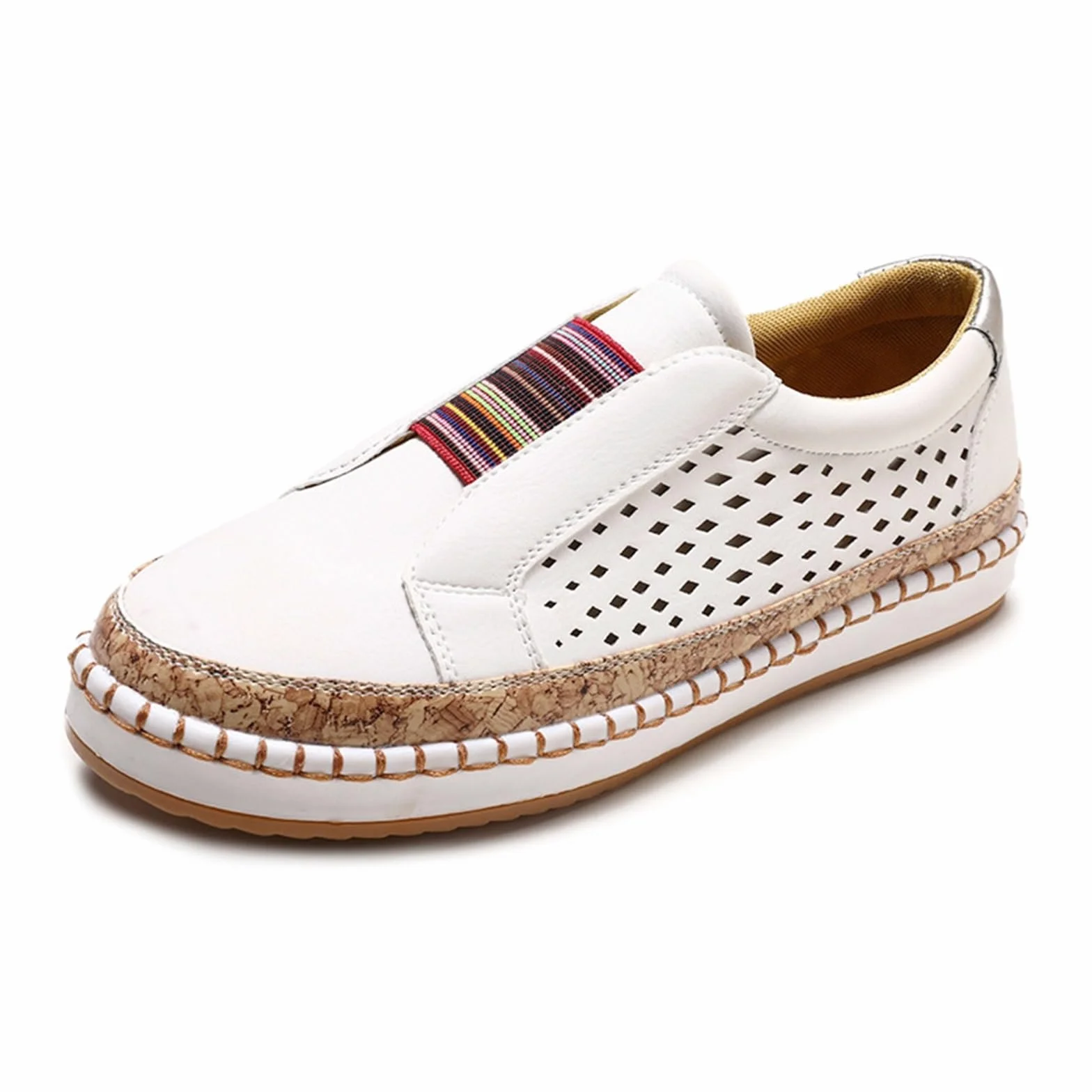 Plus Size Walking Sneakers Shoes For Elderly Women Wide Comfy Arch Support Orthopedic Arthritis Flat Oxfords Shoes