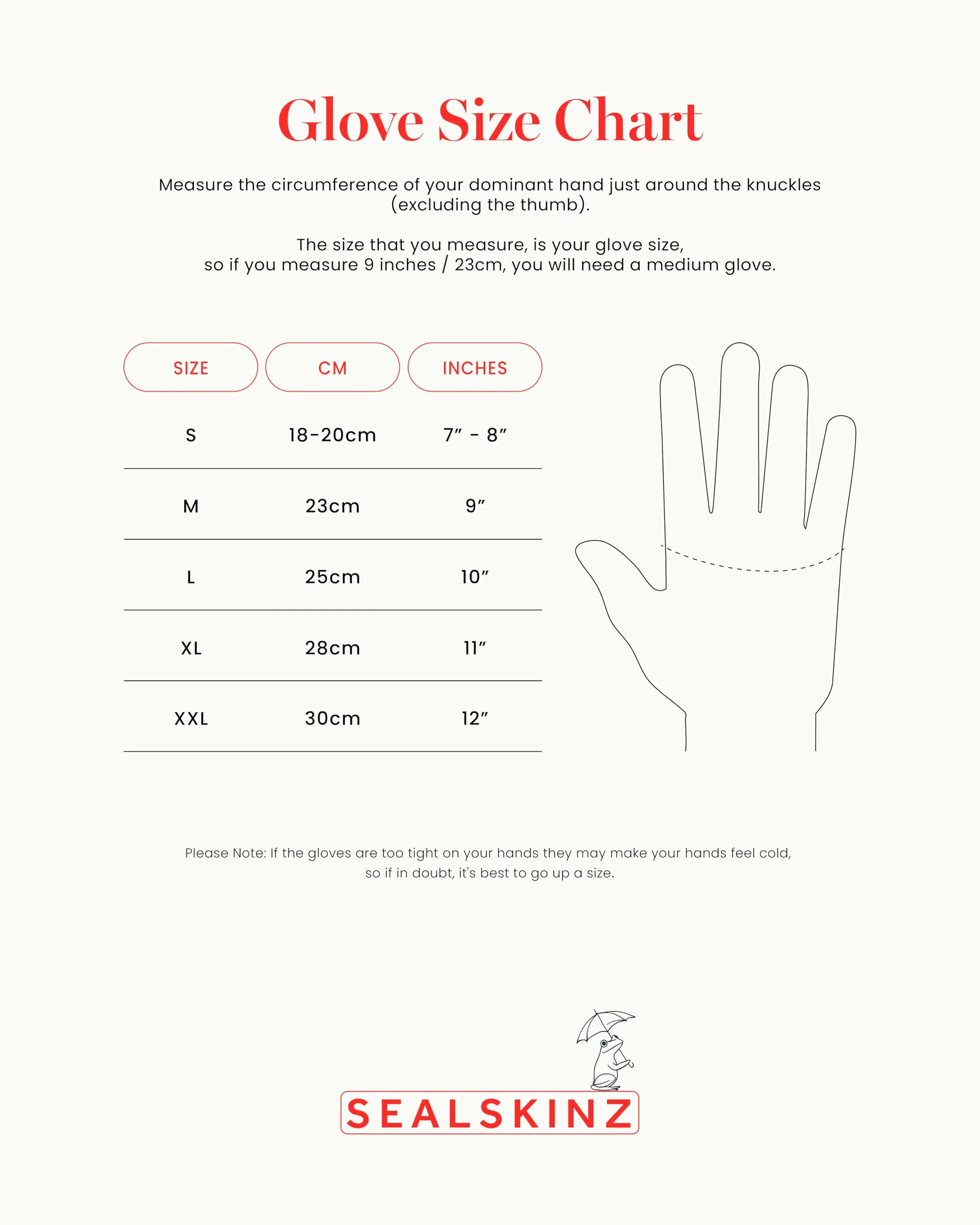 SEALSKINZ Unisex Wodoodporna rękawica dzianinowa na każdą pogodę Ultra Grip - czarna, S