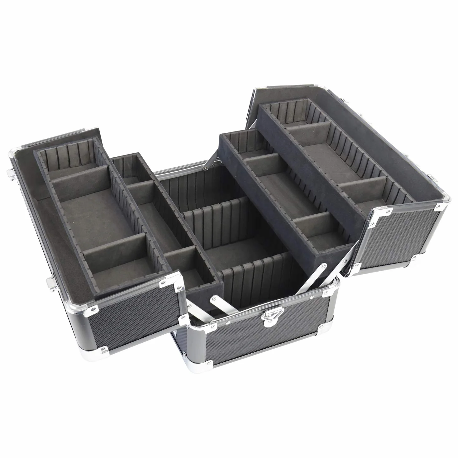 HMF 14901-02 kosmetyczka, Vanity-Case, pudełko do makijażu, uniwersalne etui, 33 x 22,5 x 24 cm