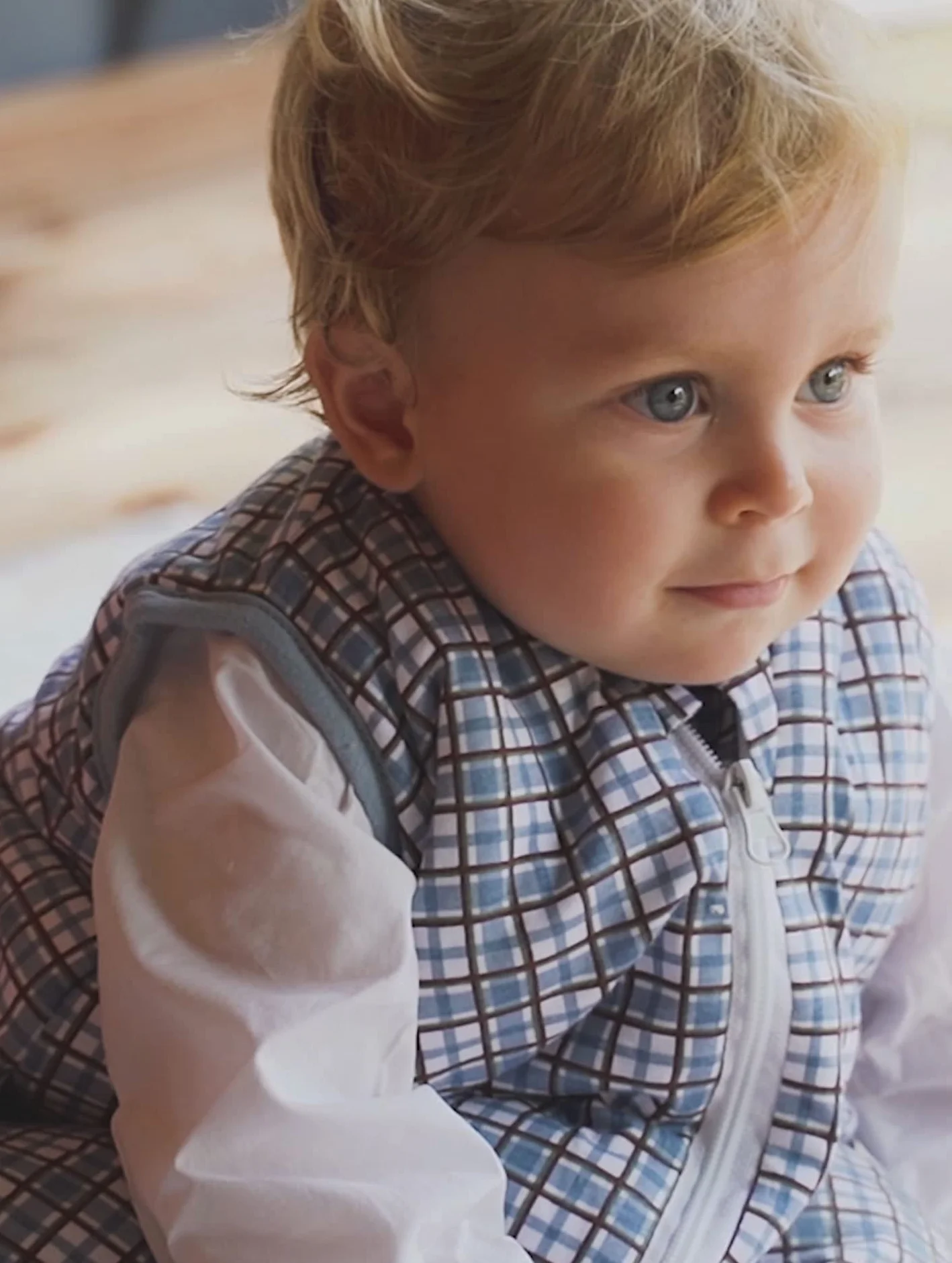 molis&co Śpiworek zimowy dla noworodków i małych dzieci, śpiwory 2,5 TOG - 100% bawełna (Oeko-TEX 100), Merlot Check (18-36 miesięcy)