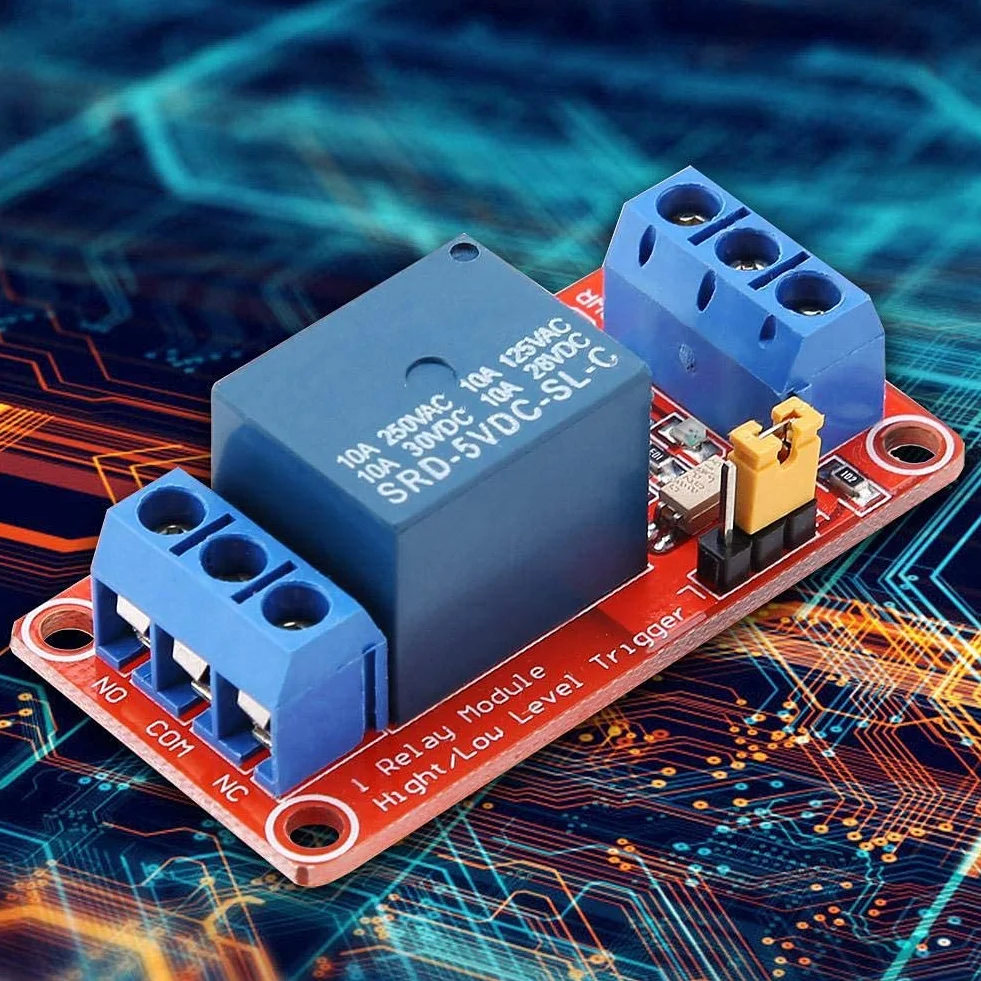 Elektromechanische Relais Optokopplermodul Einkanaliger High & Low-Trigger 5V