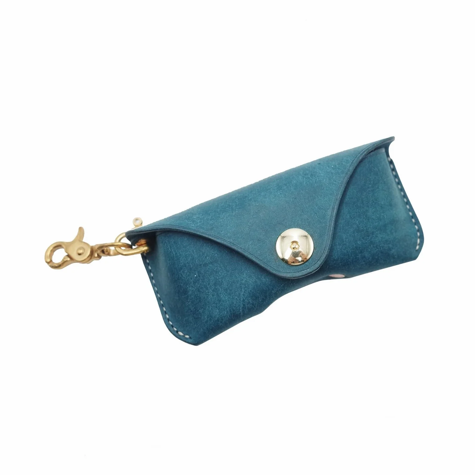 Skórzane etui na okulary przeciwsłoneczne, etui na okulary retro ręcznie robione, etui na okulary przeciwsłoneczne dla mężczyzn i kobiet, etui na okulary przeciwsłoneczne, przenośne etui na okulary(Bl
