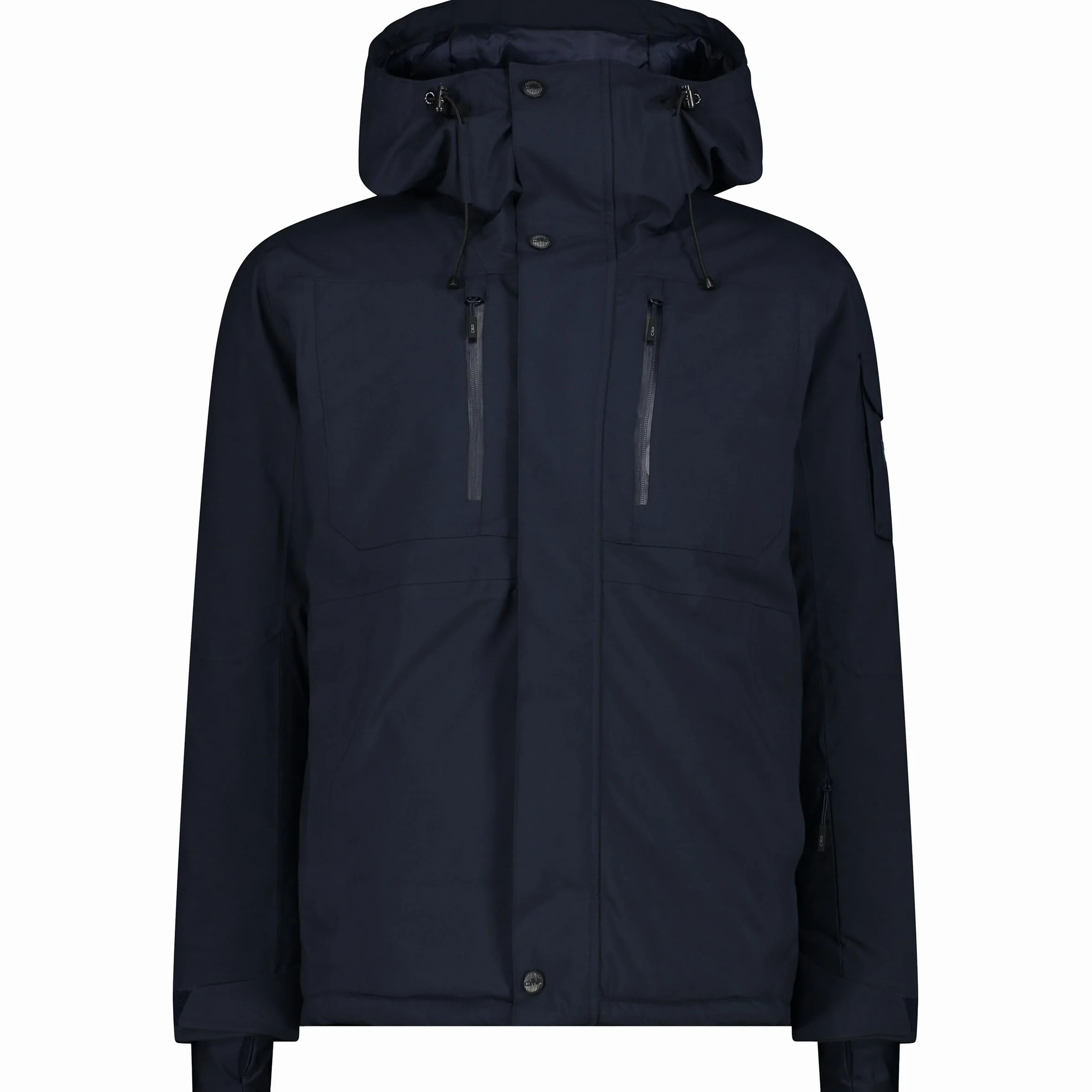 CMP Kurtka narciarska z kapturem Black Blue 56