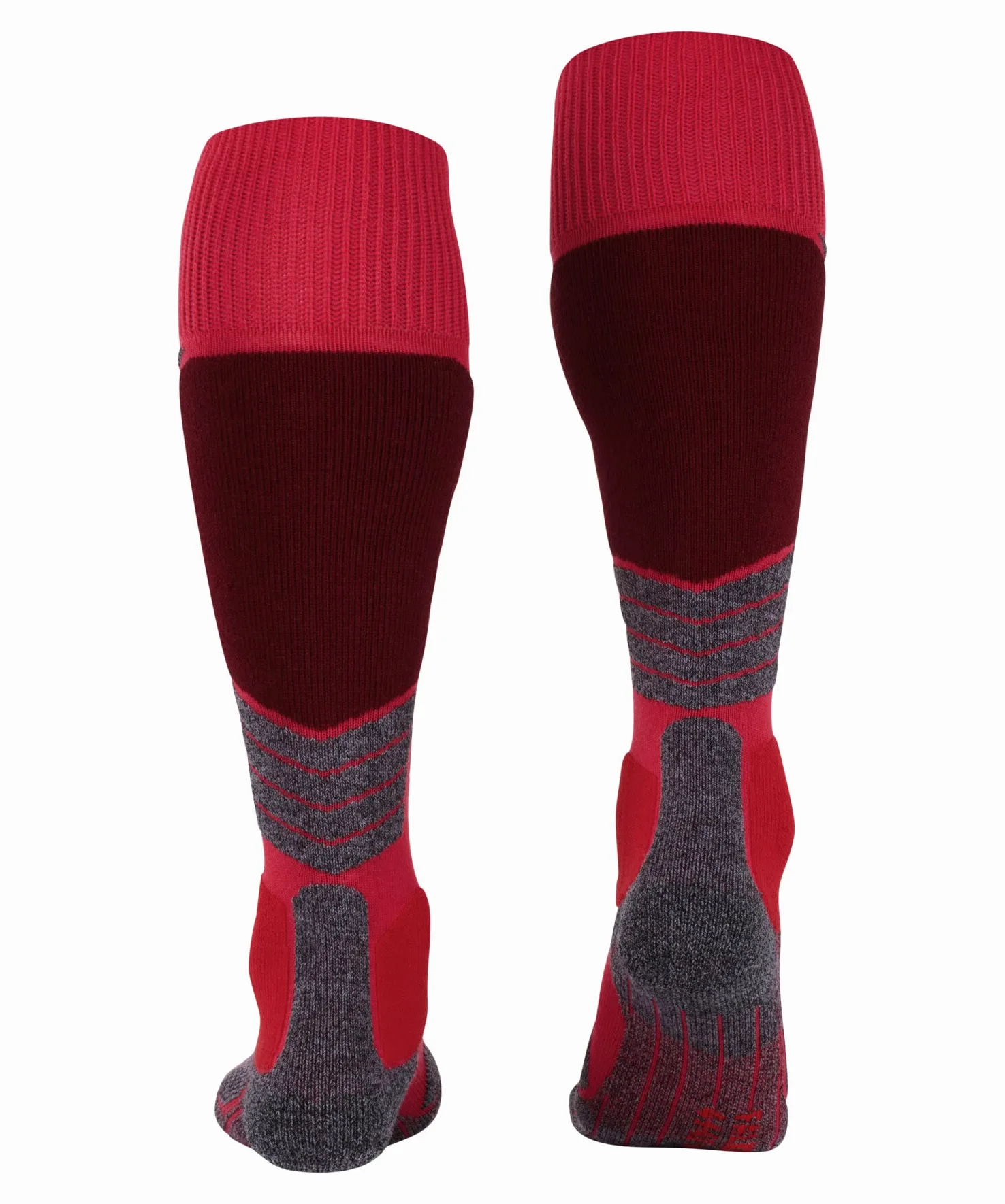 FALKE Kobiety Skarpety narciarskie SK1 Comfort W Kh Wełna Jedwab ciepłe grube 1 Para, Czerwony Rose 8680, 41-42