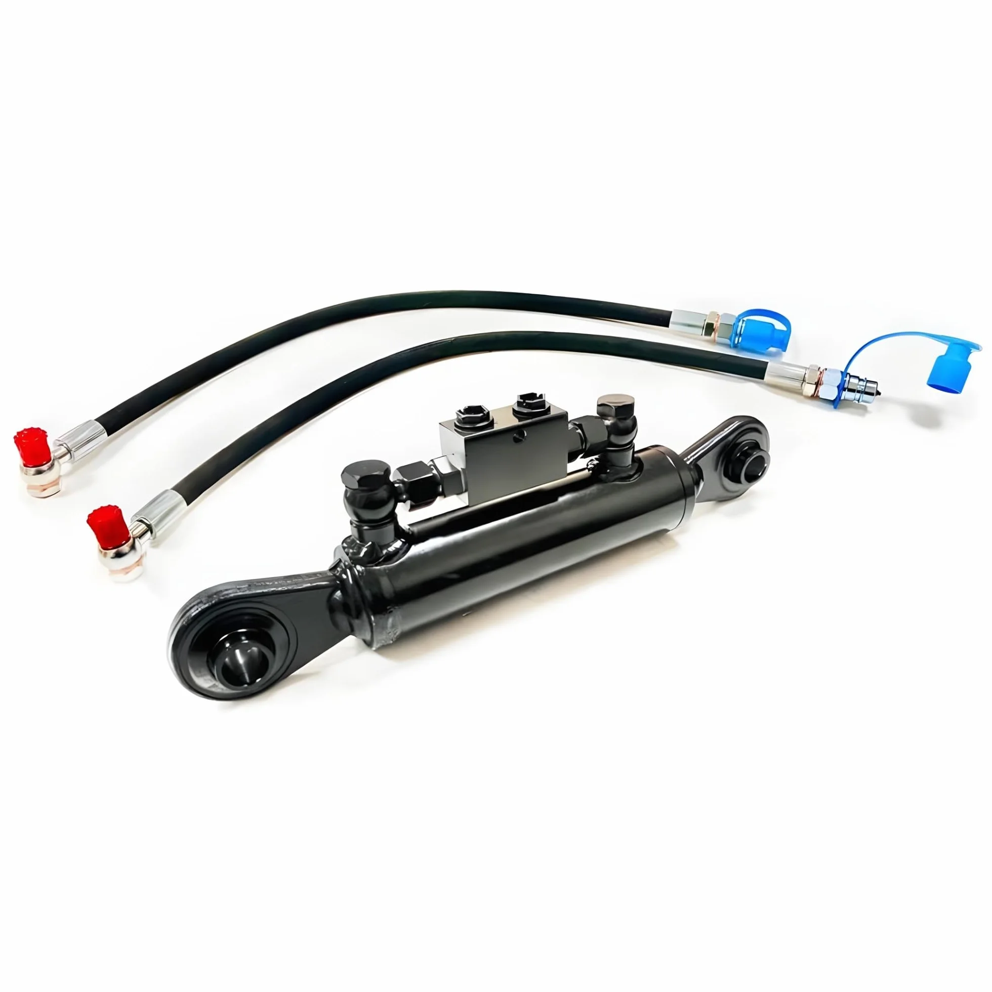 Łącznik górny hydrauliczny kat. 1-1 360-470 mm z 2 x wężami