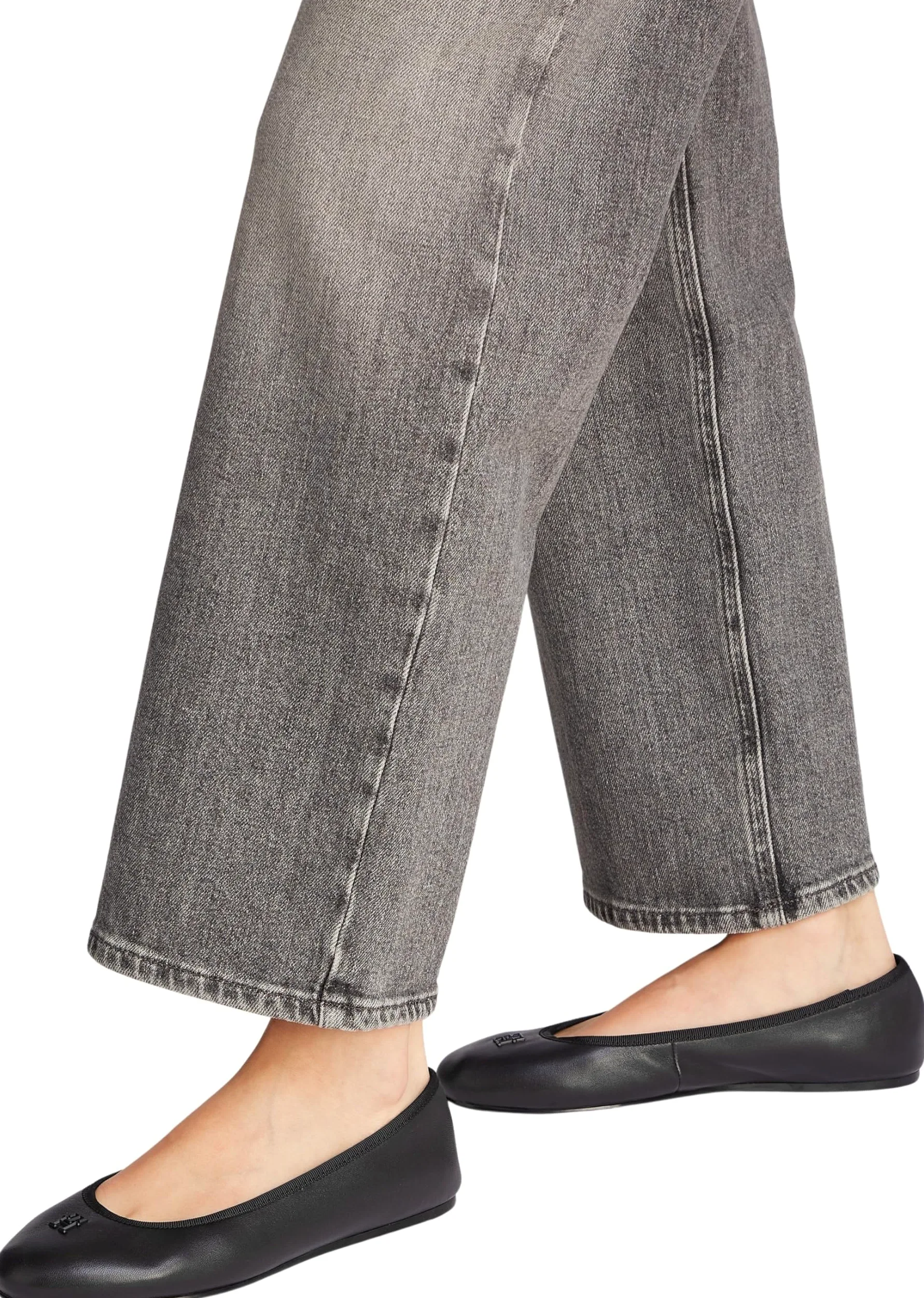 Tommy Hilfiger Kobiety Th Hardware Leather BallerinaBaleriny