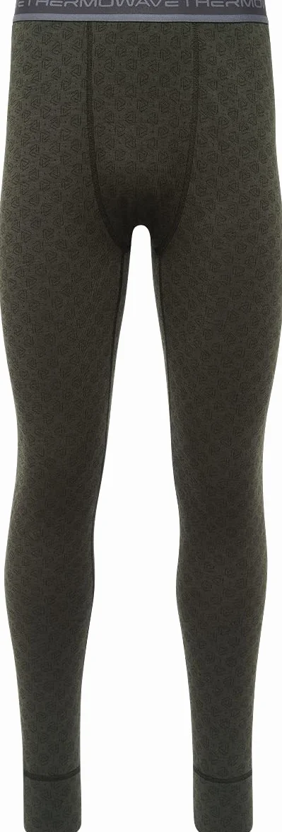 Thermowave Xtreme bielizna męska z merynosów, długie kalesony męskie, bielizna termiczna, 220 g/m², miękka, lekka, do jazdy na nartach, snowboardzie, wyposażenie zimowe, szeroki pas, rozmiary S-3XL