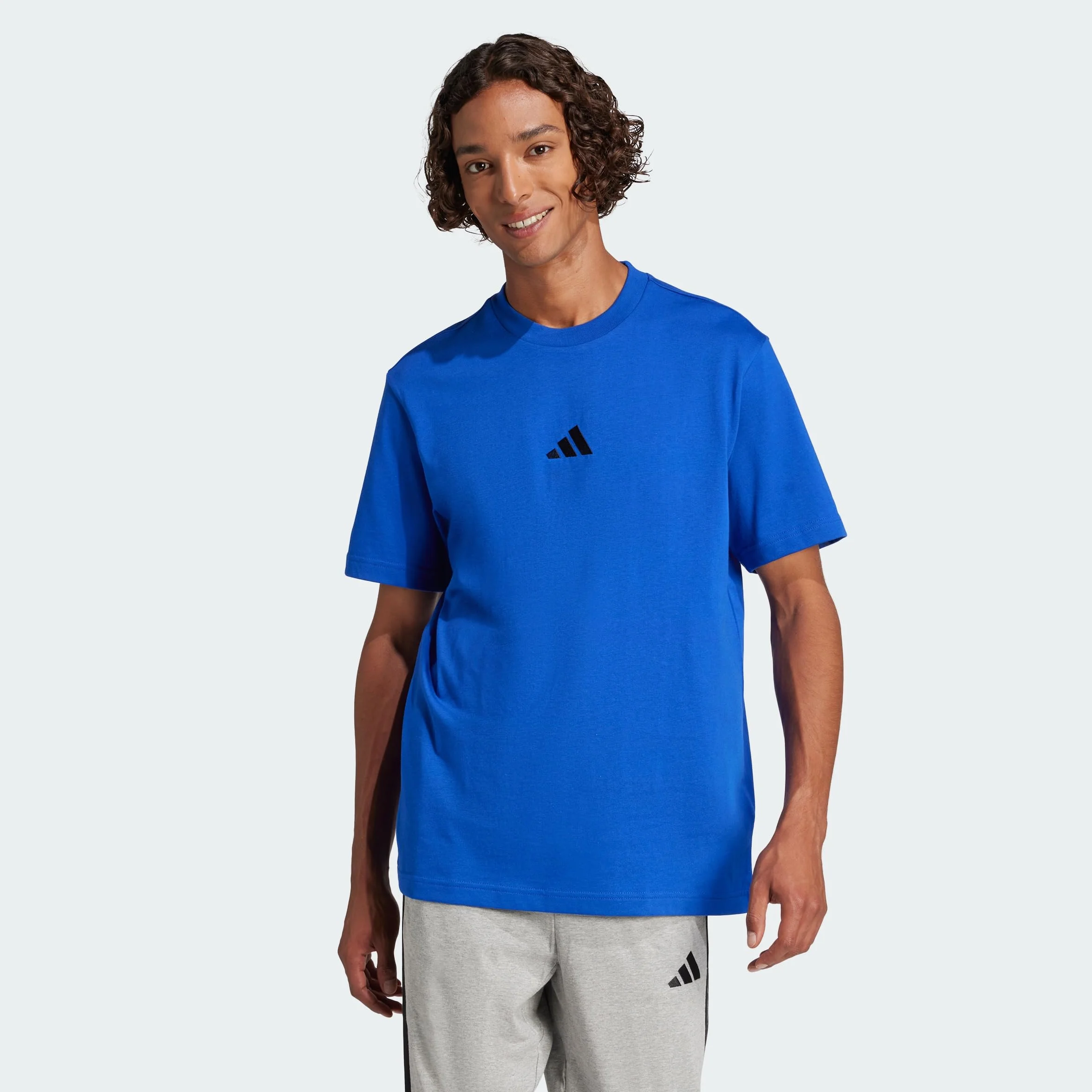 adidas Koszulka Mężczyźni Essentials Small Logo Single Jersey Tee
