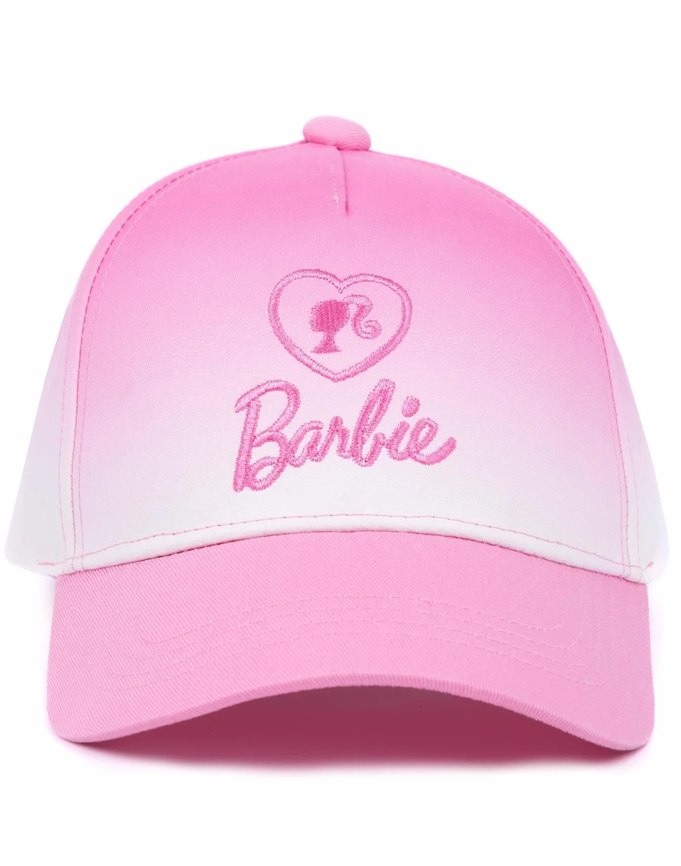 Barbie Dziewczęca czapka i okulary przeciwsłoneczne różowa ombre regulowana bejsbolówka lato akcesoria, Rosa