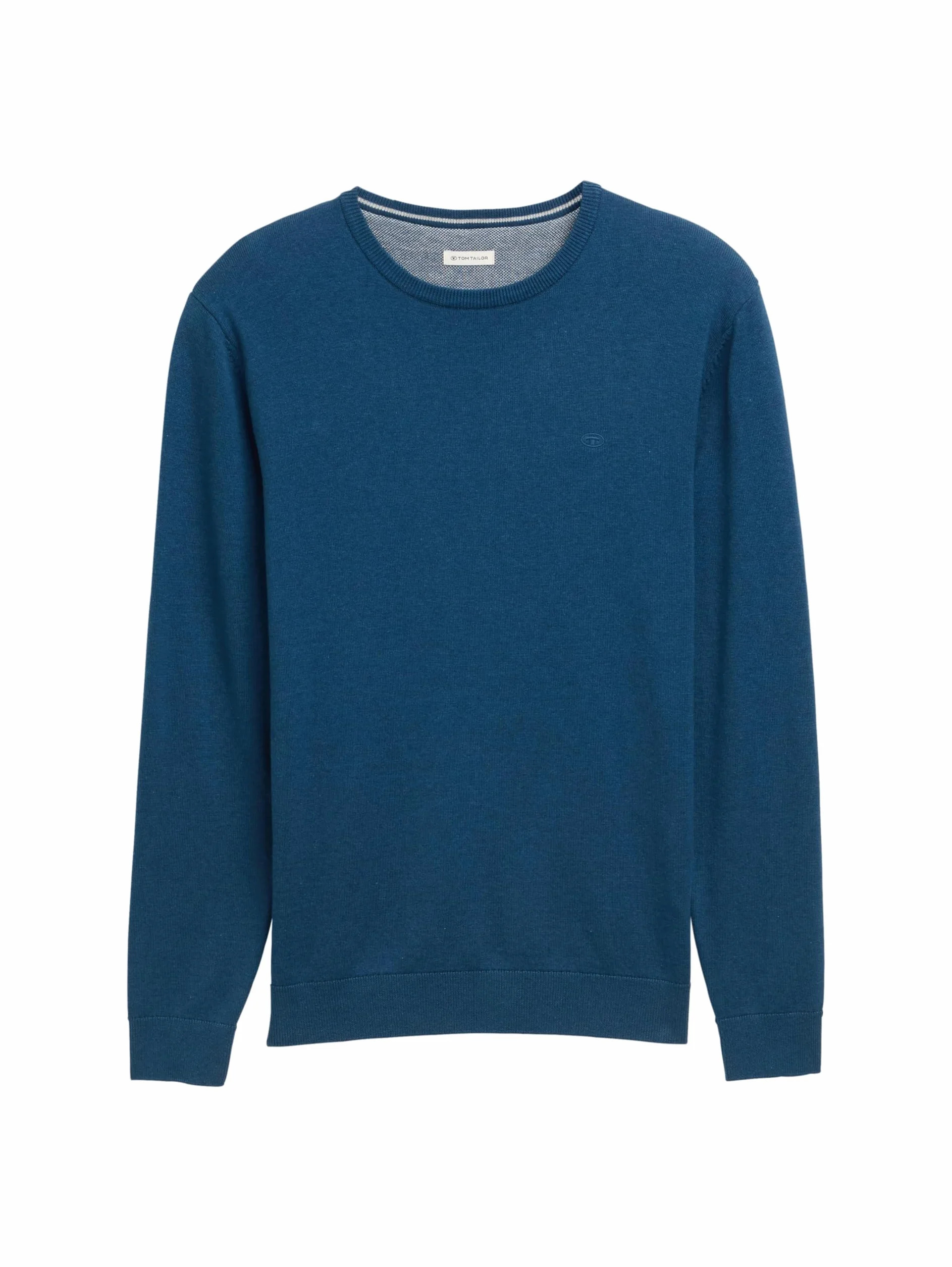 TOM TAILOR Sweter z dzianiny z okrągłym dekoltem Mężczyźni 1012819
