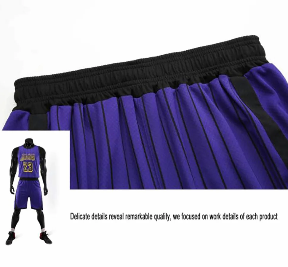 Koszulka do koszykówki dla fanów Lebron Raymone James No.23 Lakers, koszykówka, bez rękawów, garnitur dla dzieci i dorosłych, czarno-fioletowa, sportowa koszulka + szorty, młodzieżowa, biała, żółta
