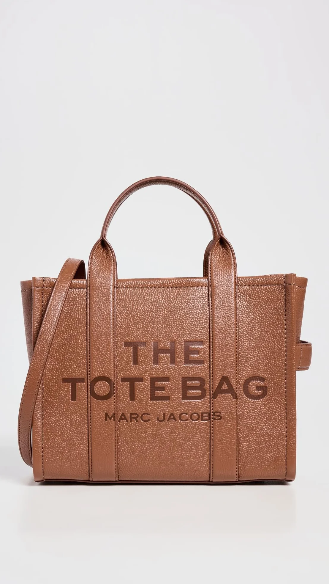 Marc Jacobs The Leather Medium Tote Bag, Argan Oil