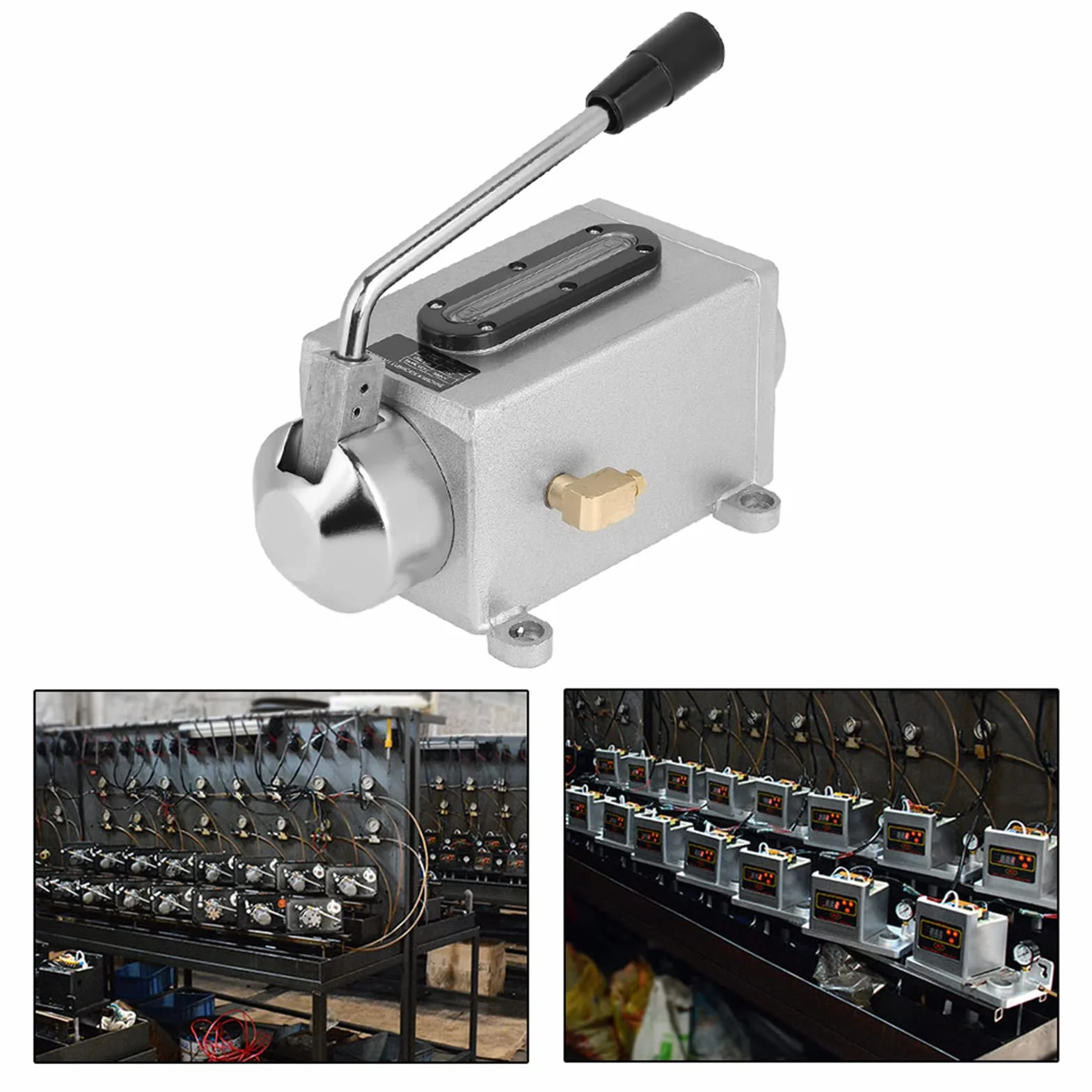 Pompa do ręcznego smarowania 500 cc CNC 4 mm podwójne porty do wiercenia tokarskiego
