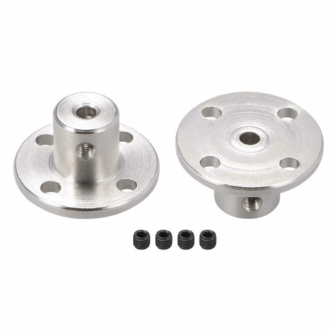 sourcing map 2 sztuki łącznik kołnierzowy prowadnica silnika łącznik wału przyłącze silnika 3 mm średnica wewnętrzna H12*D10 sztywny do części DIY