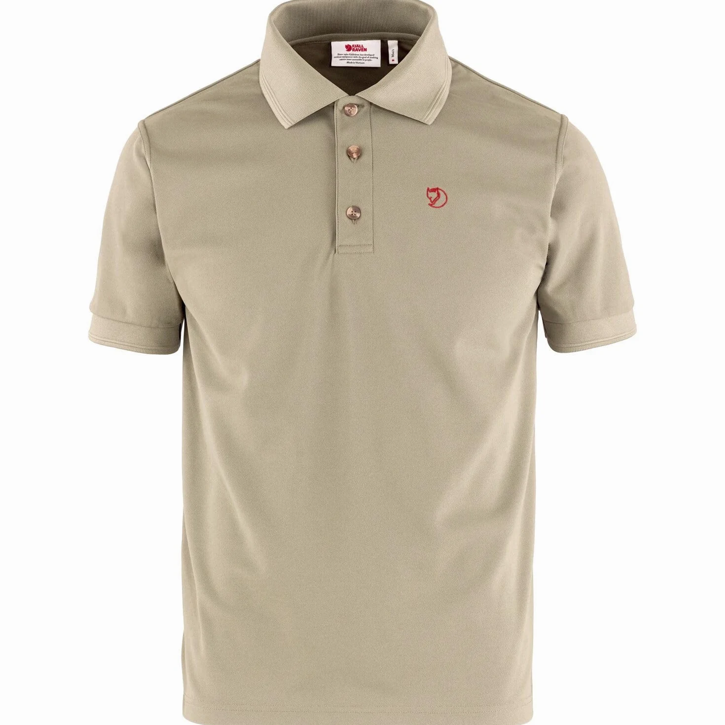Fjällräven Męska koszulka Crowley Pique, Fossil, XS