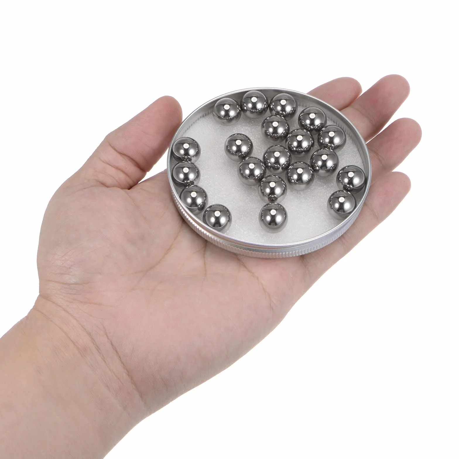 QUARKZMAN 35 sztuk Precyzyjne kulki 12mm Średnica 304 Stal nierdzewna łożyska