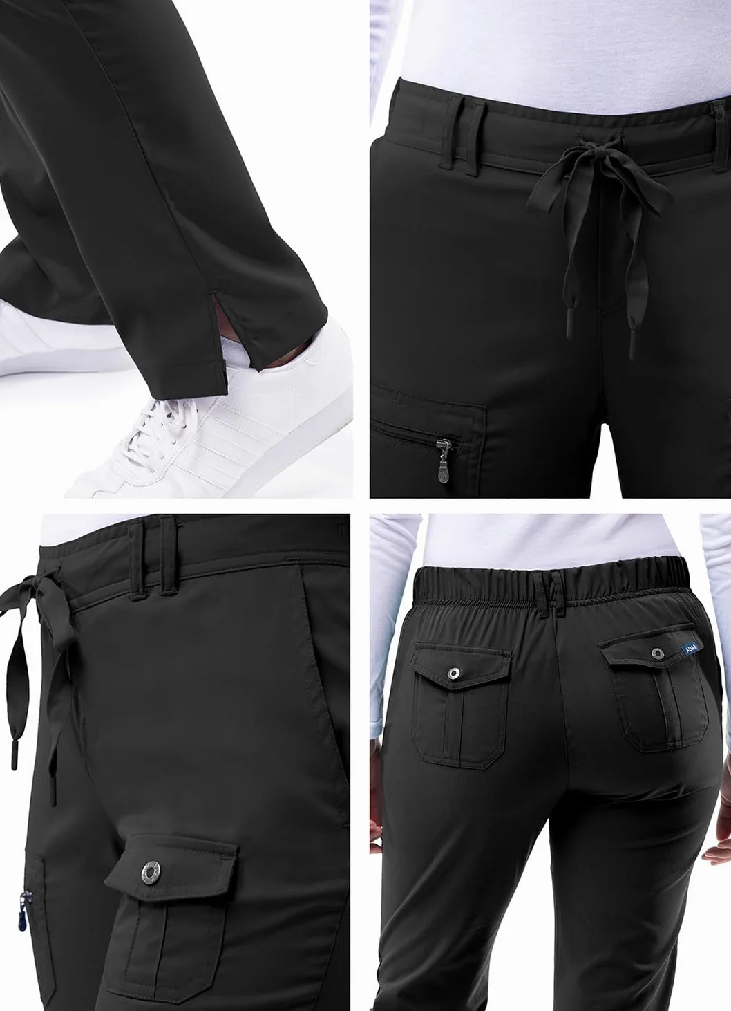 Adar Uniforms Adar Pro Scrubs For Women - Skinny Leg Yoga Scrub Pants - Spodnie operacyjne Kobiety