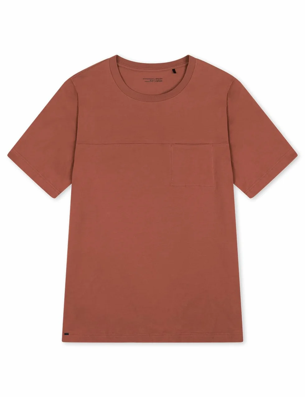 Schiesser Góra od pidżamy Mężczyźni Schlafshirt Kurzarm Rundhals Mix Relax